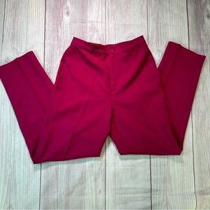 Women’s Vintage High Waisted Levi’s Bend Over Polyester Zip Up Pants Size 12‎